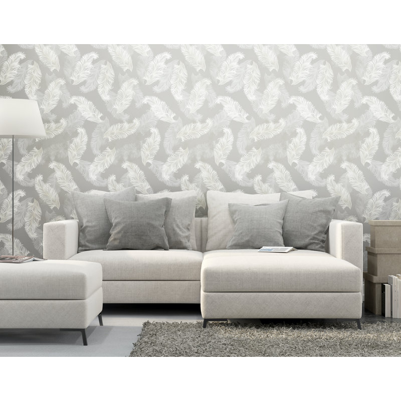 Higuchi 10m x 50cm Matte Wallpaper Roll, Grey
