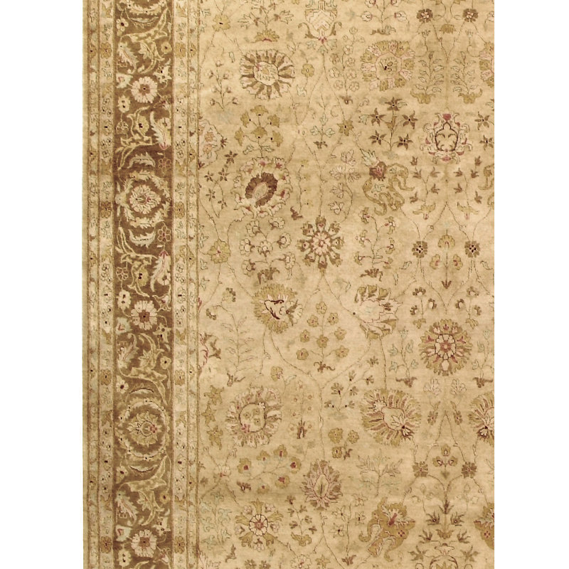 Wool Oriental Area Rug, Rectangle 6' x 9'
