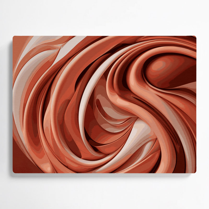 «Biomorphic Abstraction 11», art mural en métal brun, H 20 po x l 24 po