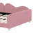 Upholstered Daybed With Cloud-Shaped Backrest-828039087