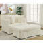 Fauteuil en velours côtelé avec repose-pieds-1496291001