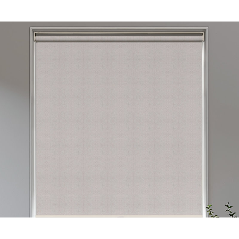 Blackout Cordless Roller Shade, Light Grey, 30"W x 72"L