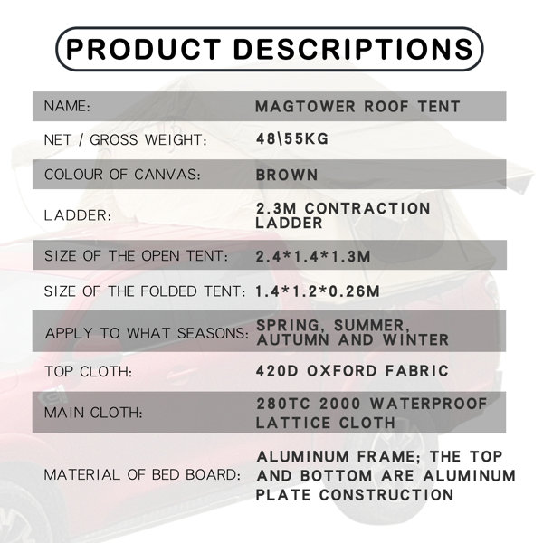 Dimensions du produit
