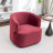 Tybias Upholstered Swivel Barrel Chair-2071017753