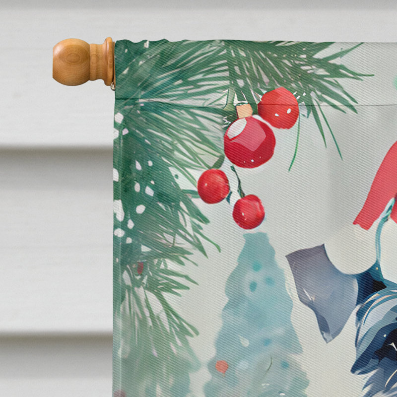 Double Sided Polyester Christmas, 40'' H x 28'' W