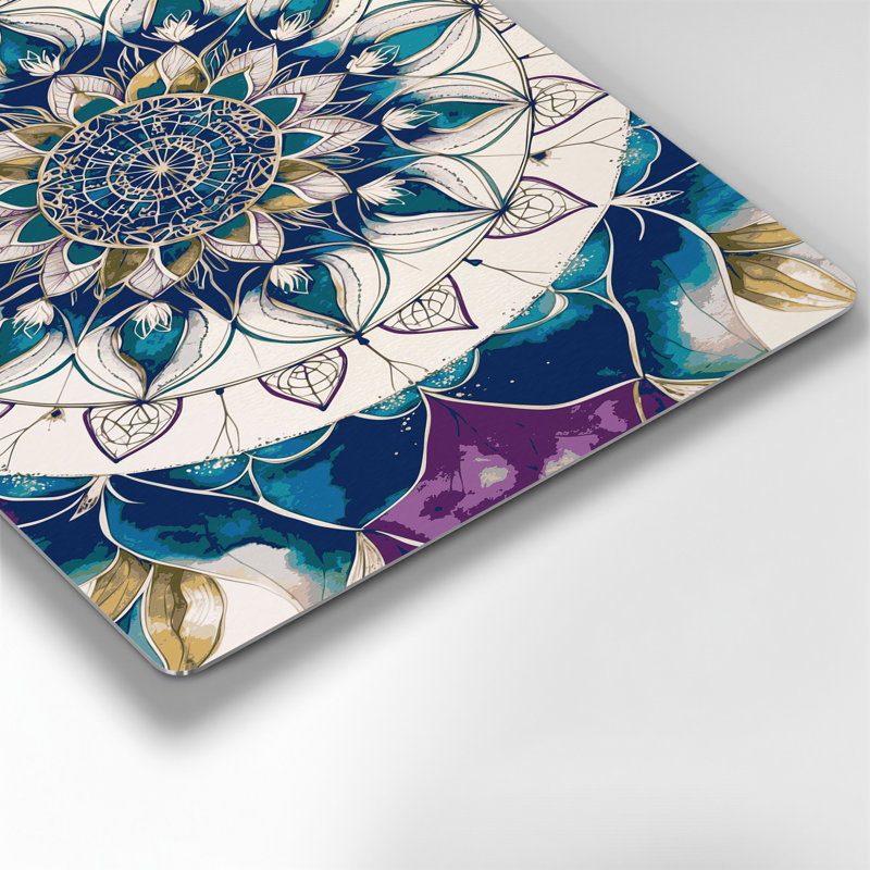 "Thanksgiving", gratitude contemporaine, mandalas, art mural en métal beige