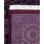 Overdyed Hand-Knotted Wool Modern-Contemporary Purple Area Rug 8' 1" x 10' 4"