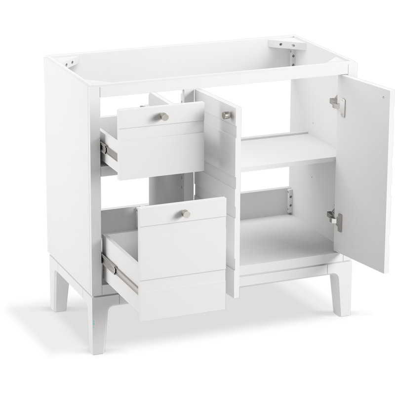 Helst 36-In Bathroom Vanity Set, White