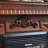 Nut-Brown Solid Wood Freestanding Fireplace