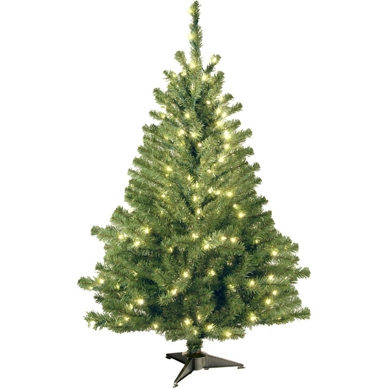 4ft. Kincaid Spruce Tree, Clear Lights
