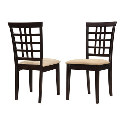 Nurit Fabric Side Chair in Tan