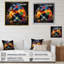 Coloré disques vinyle Melody I - Art mural disques vinyle-435390609-435390608