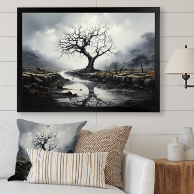 " Grey Tree Monochrome Mystique "
