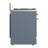 Majestic III Series 30 Inch Dual Fuel Range with 5 Sealed Burners in Blue Grey (Natural Gas, Copper Trim)-124828579-124828580-124828586