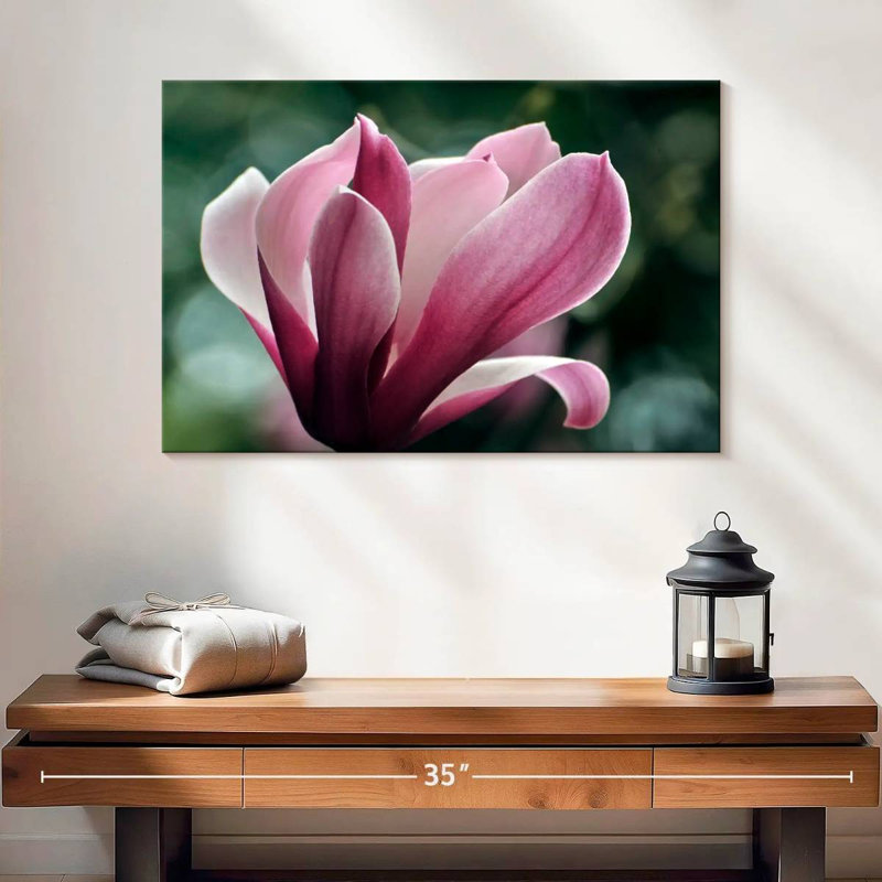 Fleur de magnolia Harnek en fleurs, H 16 po x l 24 po