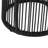 15.1" Square Side Table With Rope Weave And Tempered Glass Modern Outdoor Woven