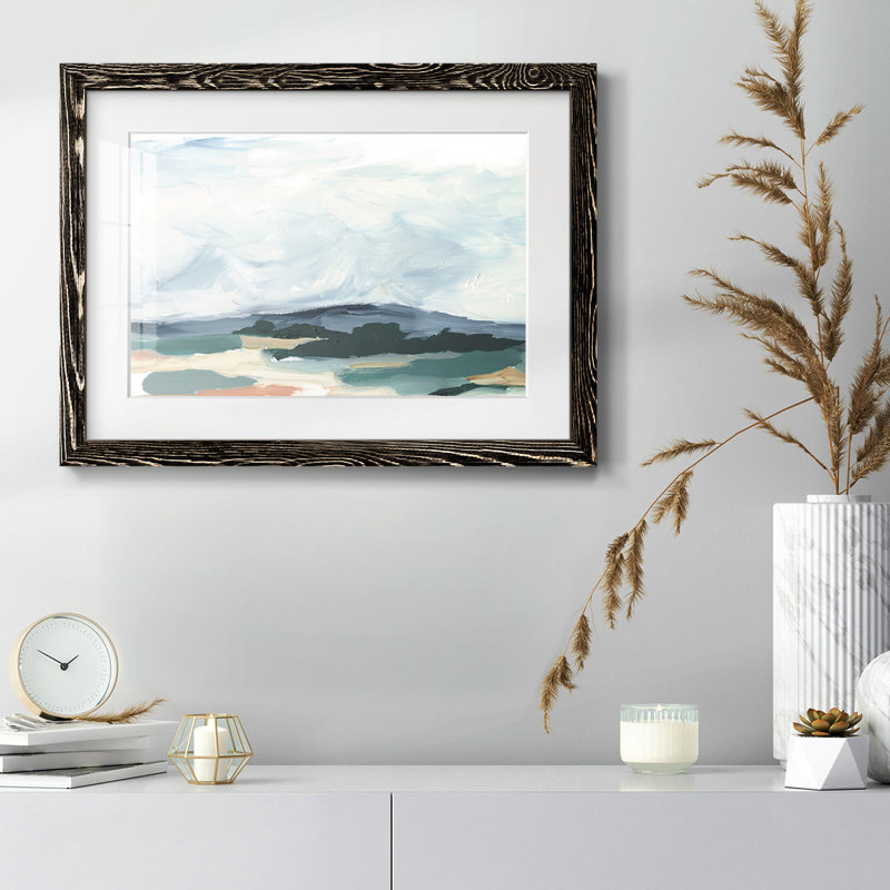 Pastel Vista I, Noir, H 14 po x l 20 po x P 1,5 po