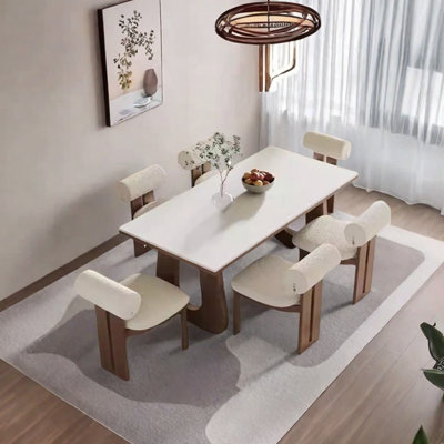 Sintered stone unique dining table set