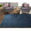 Tapis bleu tissé à la machine-1500302884