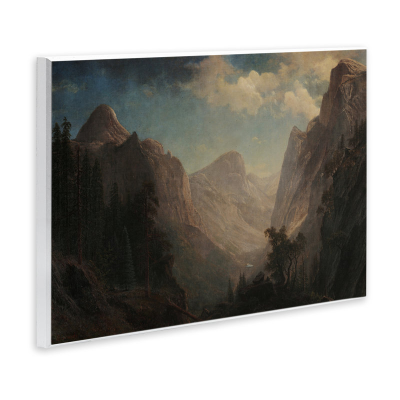 Art mural classique classique de la vallée de Bierstadt par one1000paintings, H 10 po x l 15 po