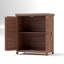 Banc de rempotage avec armoire de rangement et plateau de table en métal pour patio extérieur-108868564