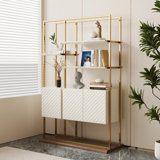 Modern Luxury Bookcases for Living Room & Study - Decorative Wall Storage Shelving Unit