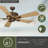 Polston 52 in. Weathered Patina Indoor Rod Mount Rustic Ceiling Fan with Reversible Washed Oak-Pine Blades, Pull Chain Included, 3 Speeds, Light Kit Adaptable, AC Motor