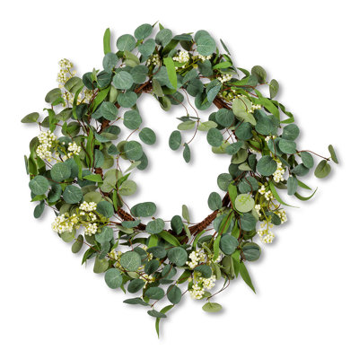 Couronne florale lumineuse 18 po