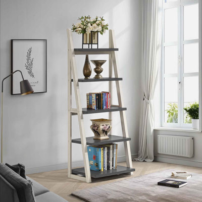 5-Tier Ladder Bookcase
