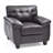 Moran Faux Leather Armchair-207826076
