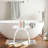 Acrylic Shower Stool, Heavy Duty Bathroom Bench, Bath Stool With Water Leaking Channel-1012258502