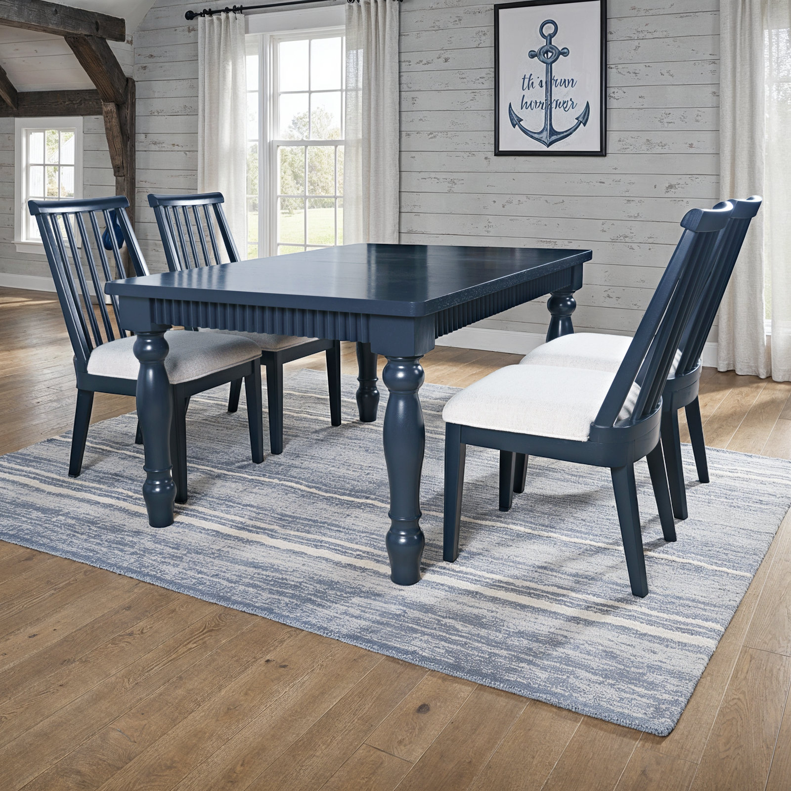Pearce Side Chair, Navy
