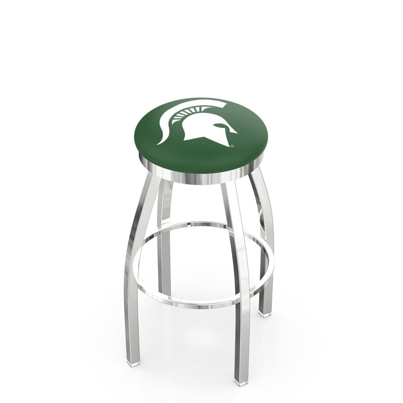 NCAA Swivel Counter and Bar Stool, Michigan State, "Counter Stool (25" Seat Height)"
