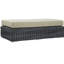 Repose-pieds d'extérieur rectangulaire Sunbrella Modway Summon-31483499
