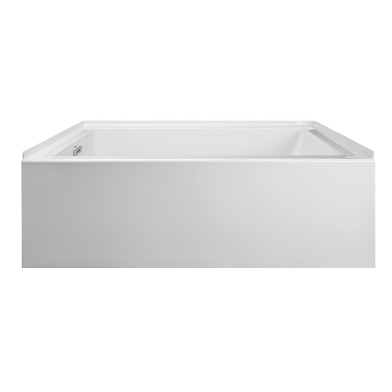 Baignoire de trempage en alcôve 66 "x 32" Linea®, Droite