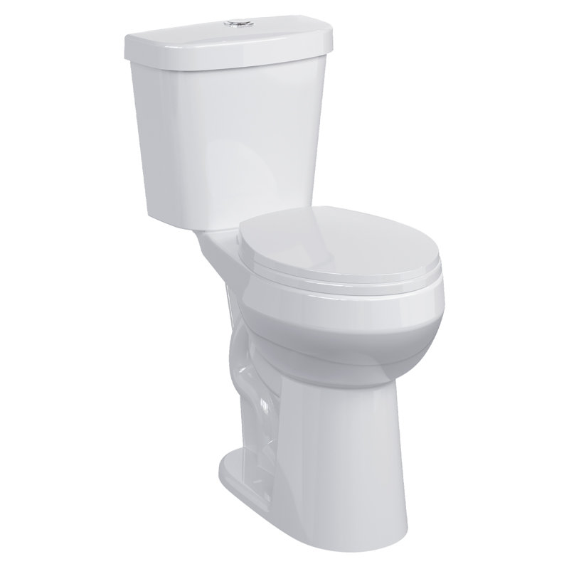 Toilettes deux pièces avec siège à fermeture en douceur pour salle de bain