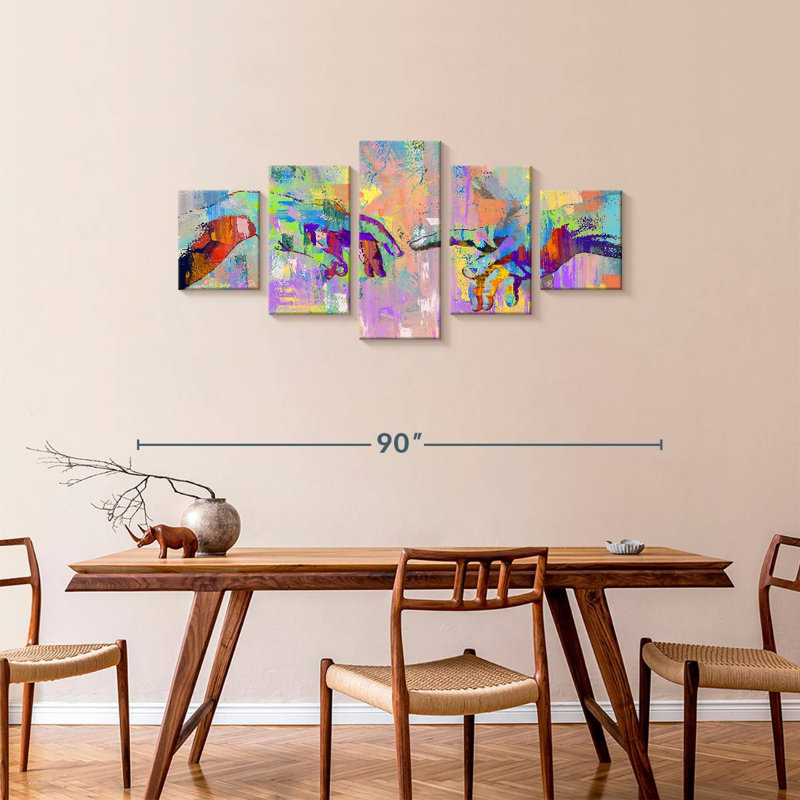 Creation Grunge, 34" H x 74" W