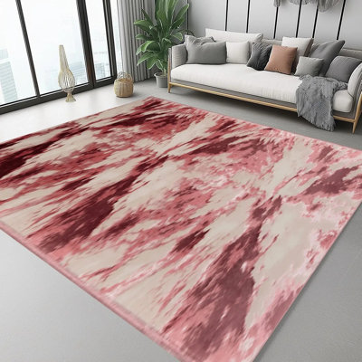 Rectangle Abstract Area Rug