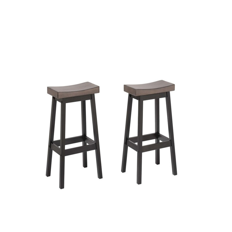 Tabouret 25 comptoirs, Chêne / gris foncé