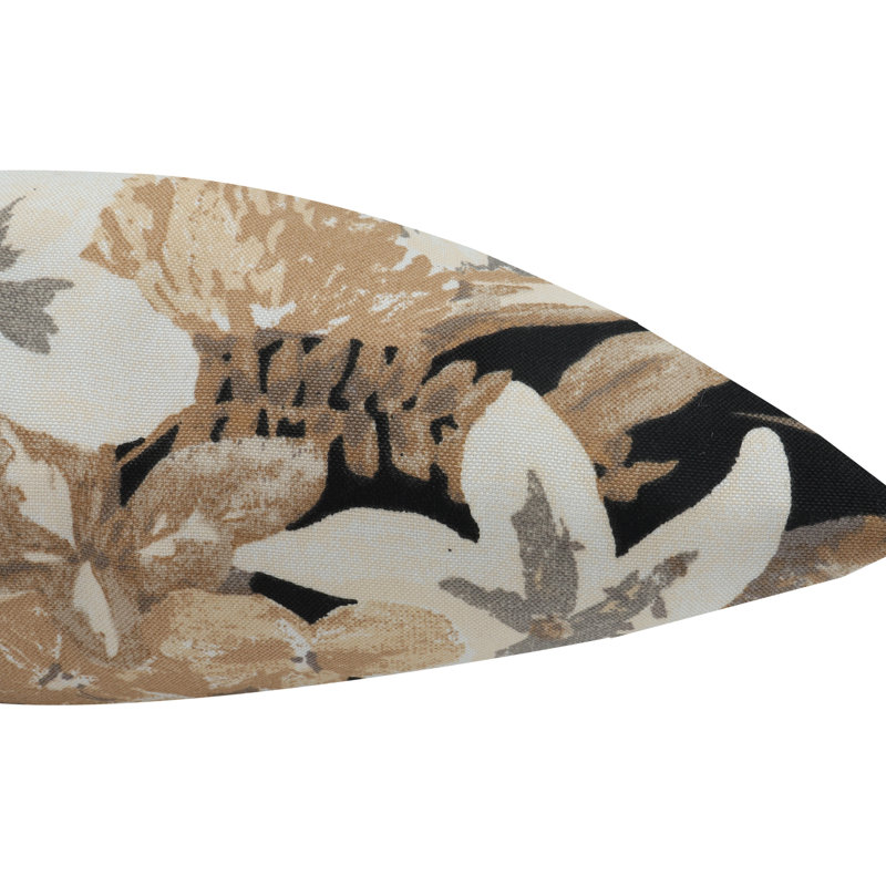 Coussins d'extérieur, Brun floral 11