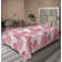 Drap plat à motif floral bohème Ambesonne