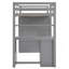 Loft Bed with Drawers,Desk,and Wardrobe-433401082-433401083