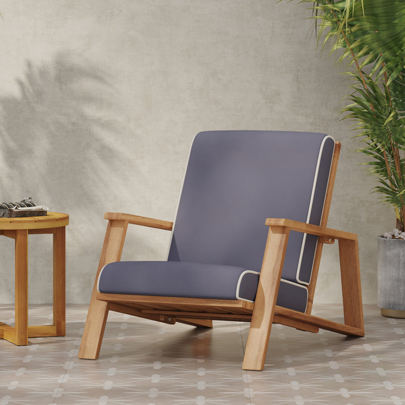 Chaise de club, chaise Paloma, Gris foncé
