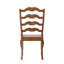 Ensemble de salle à manger à plateau en bois massif de 78 po avec chaises à dossier français Fortville-723436813-723436814