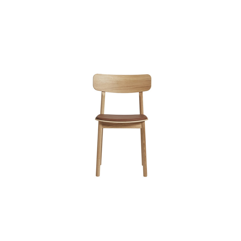 Soma Dining Chair, Brown, Oak