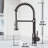 Edison 19" H 1-handle Pull-Down 2-Function Sprayer Kitchen Faucet-49241195-28294597