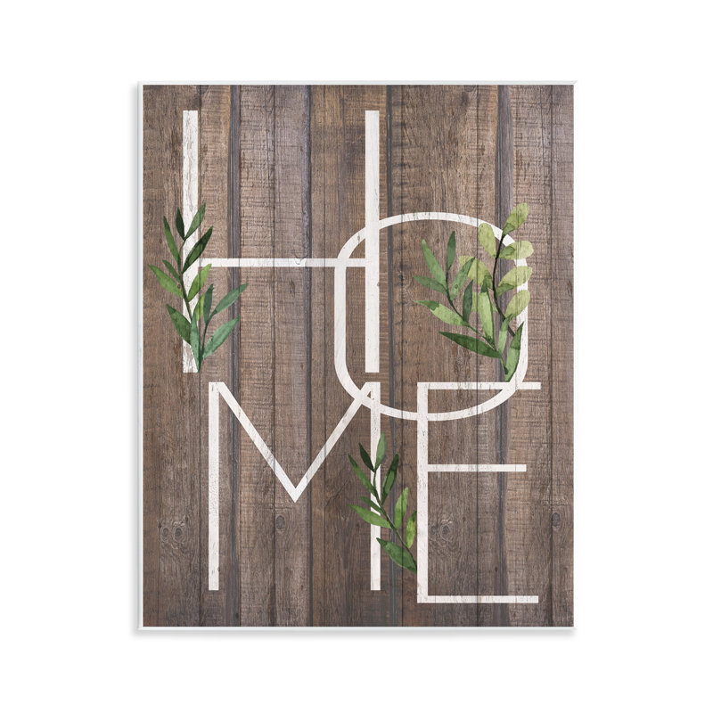 Art mural rustique, lettres par Kim Allen