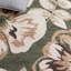 Laine touffetée à la main Jardin; Tapis d'intérieur floral en coton-117794206