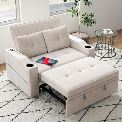 BJ1157-MS Double Recliner Sofa, 5-position Adjustable Chenille, Size LT173-2, Beige. Product Dimensions: 127*176*84cm