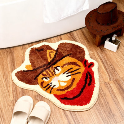 Tapis pour salle de bain Funny Western